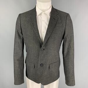 MARC by MARC JACOBS Chest Size M Charcoal Heather Wool Blend Sport Coat